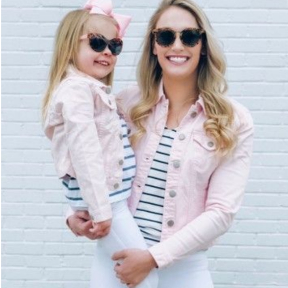 Gap Corduroy Pink Jackets duo  "Mommy & Me"